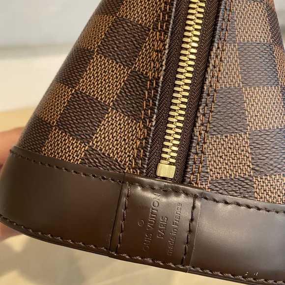 SOLD Authentic Louis Vuitton Damier Ebene Alma PM - Picture 8 of 15